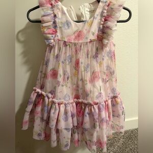 Mayoral Pastel Floral Baby Dress